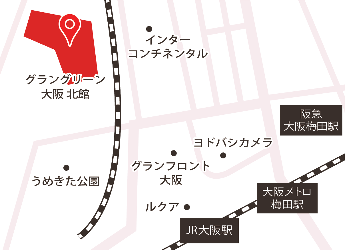 えみは総合歯科の簡易マップ